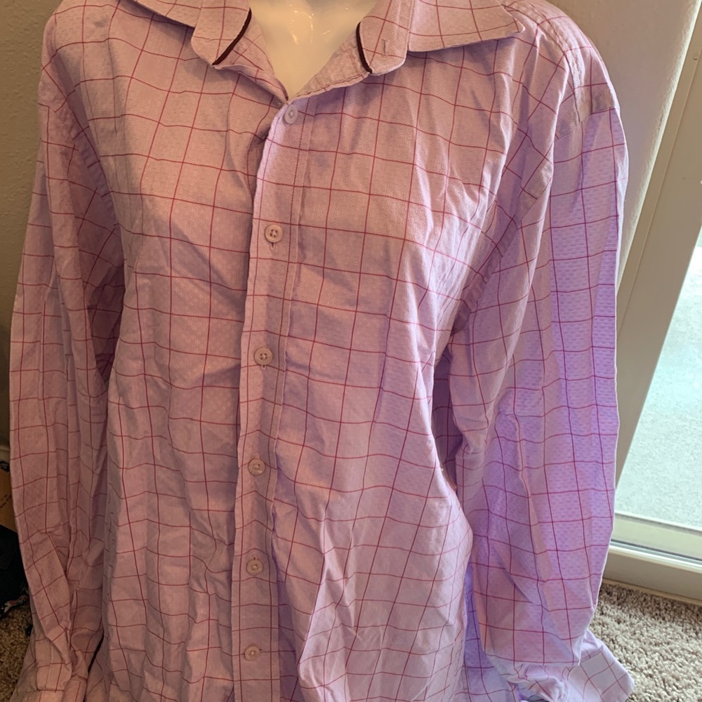 marc ecko large dress shirt pink